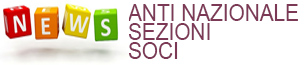 News Nazionale, Sezioni e Soci ANTI